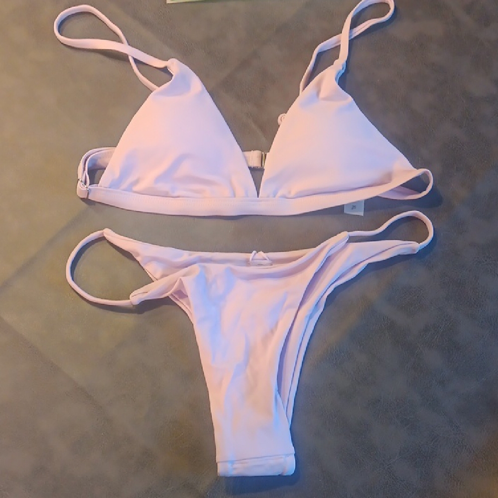 NEW! Bissommer Lavender High Cut Thong Bikini Set